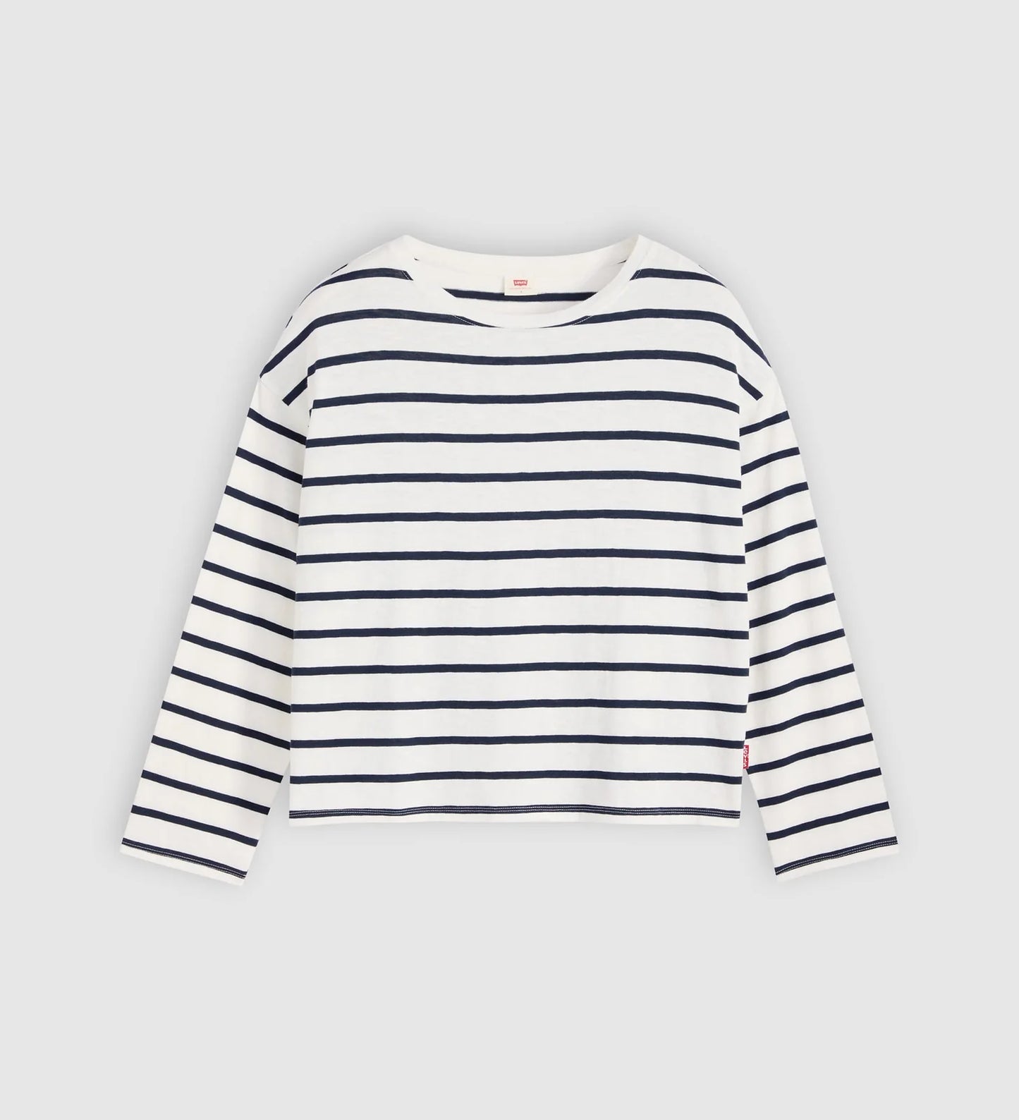 Levis Julie Slub Long Sleeve Saint Stripe Tee