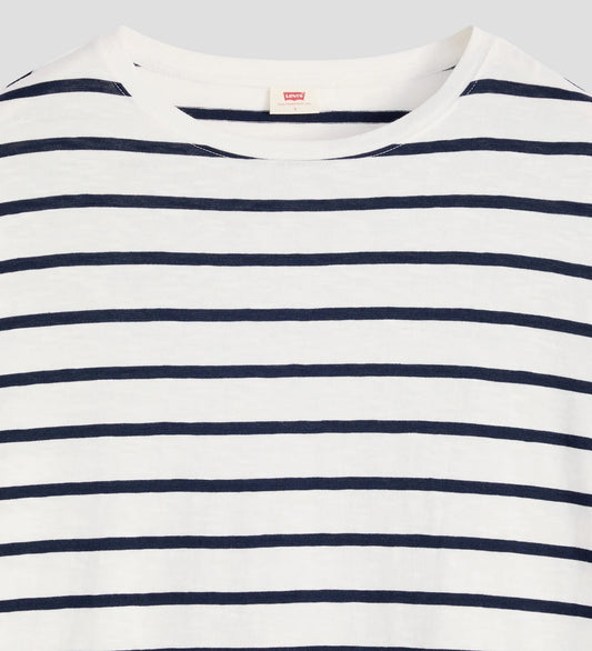 Levis Julie Slub Long Sleeve Saint Stripe Tee