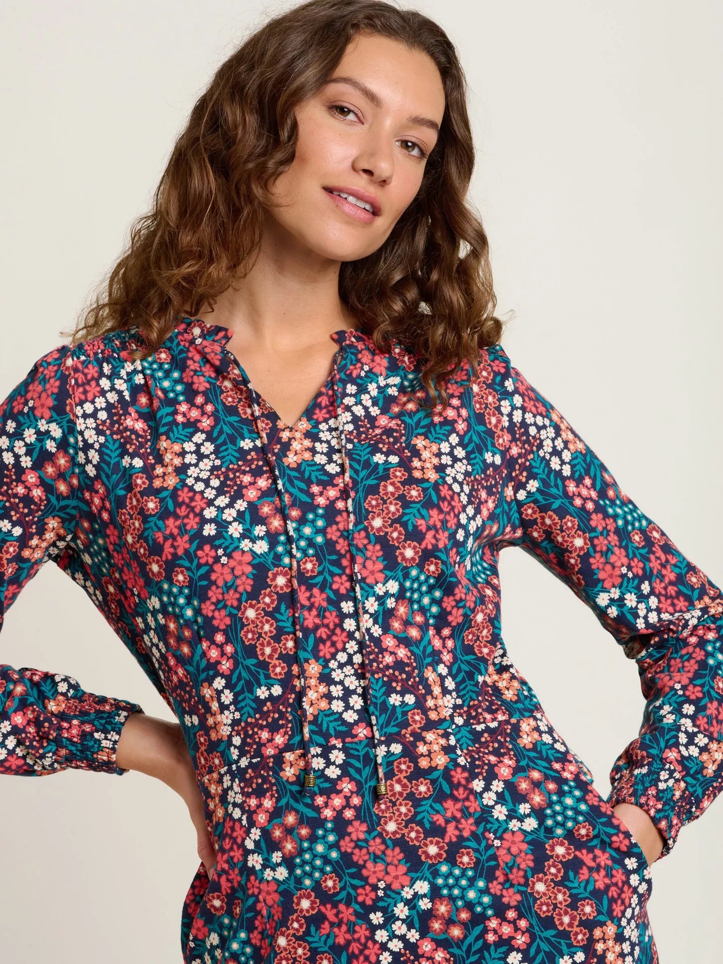 Brakeburn Winter Ditsy Dress