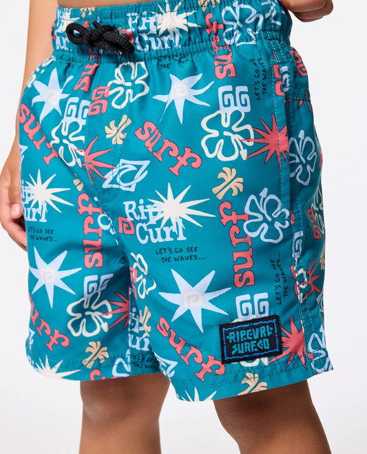 Rip Curl Wave Dayz Volley-Boy Shorts