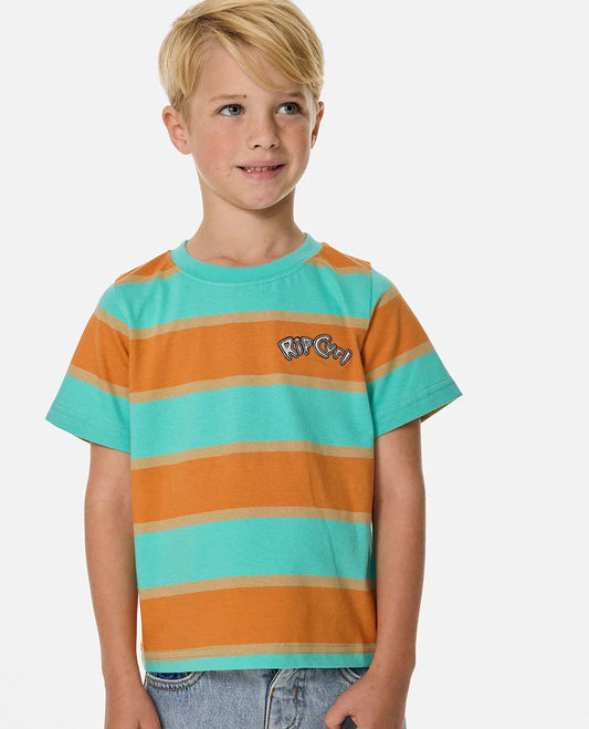 Rip Curl Ride The Wave Stripe Tee -Boy