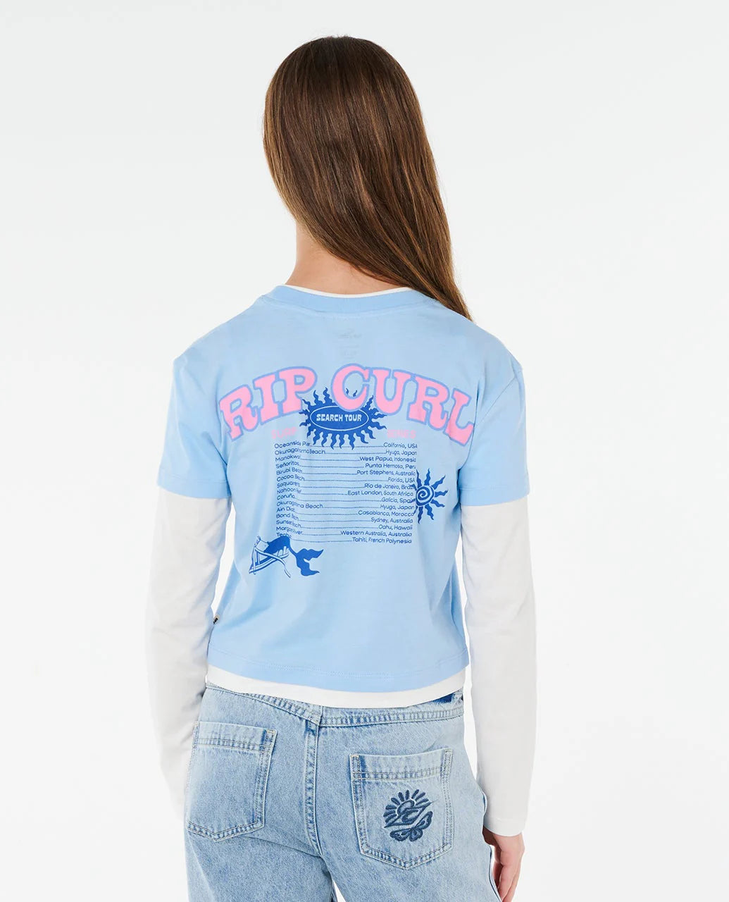 Rip Curl Sunshine Squad LS Tee -Girl