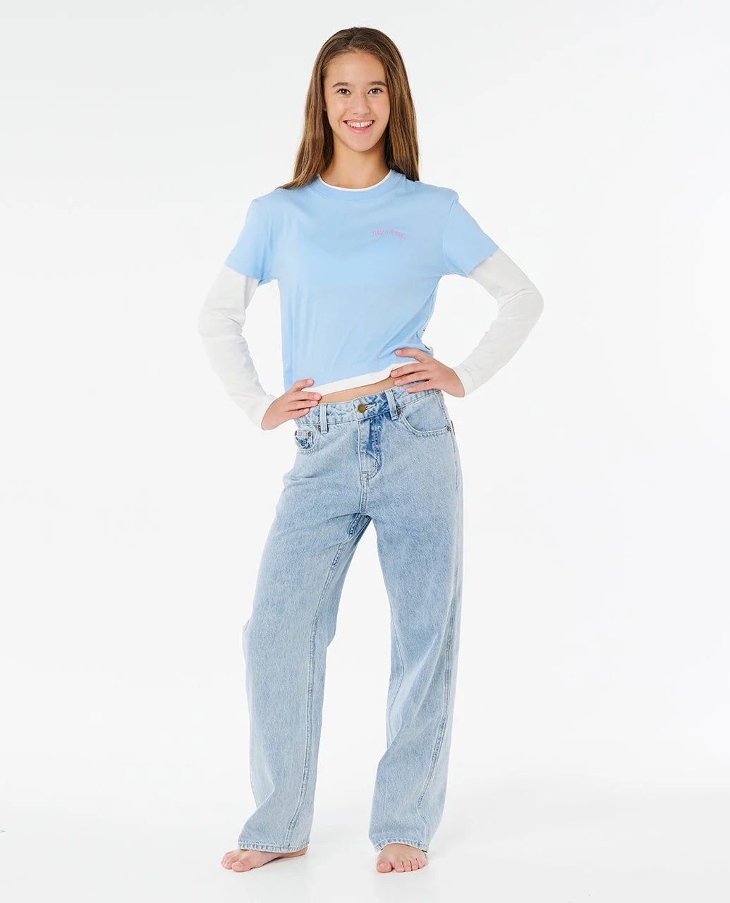Rip Curl Sunshine Squad LS Tee -Girl