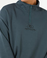 Load image into Gallery viewer, Rip Curl Pill Icon 1/4 Zip Crew
