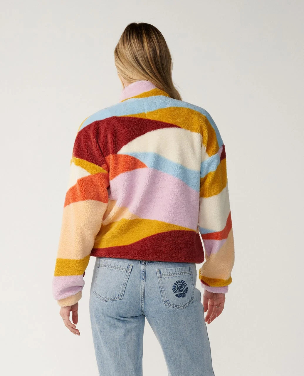 Rip Curl Retro Swell Zip Through Polar Fleece