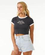 Load image into Gallery viewer, Rip Curl Archive Ringer Baby Tee
