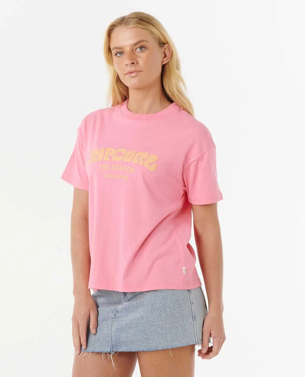 Rip Curl Surf Puff  Relaxed Tee-Womens
