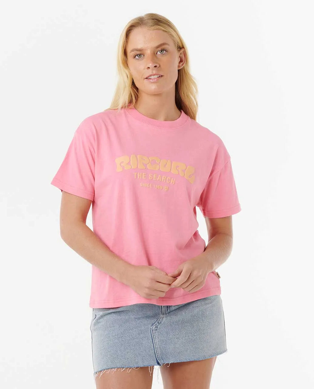 Rip Curl Surf Puff  Relaxed Tee-Womens