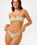 Load image into Gallery viewer, Rip Curl Lottie Check Bandeau Bikini Top
