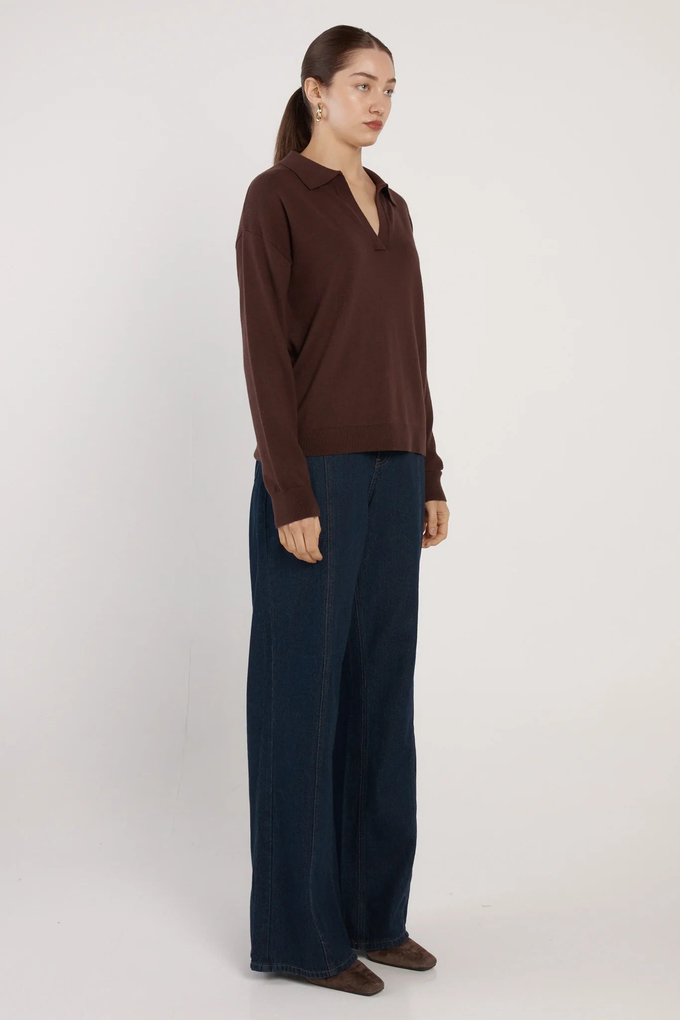 Fate + Becker  Solenne Polo Knit