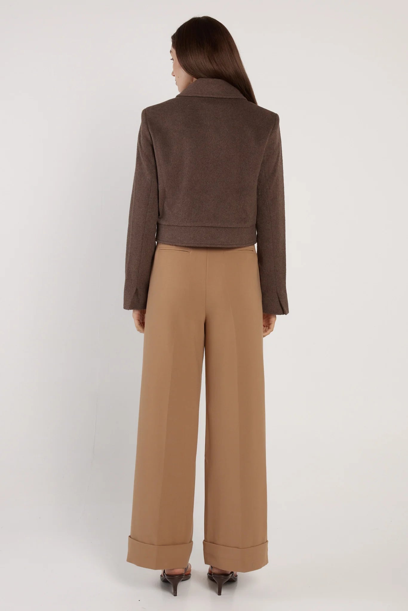 Fate + Becker Wool Blend Crop Jacket