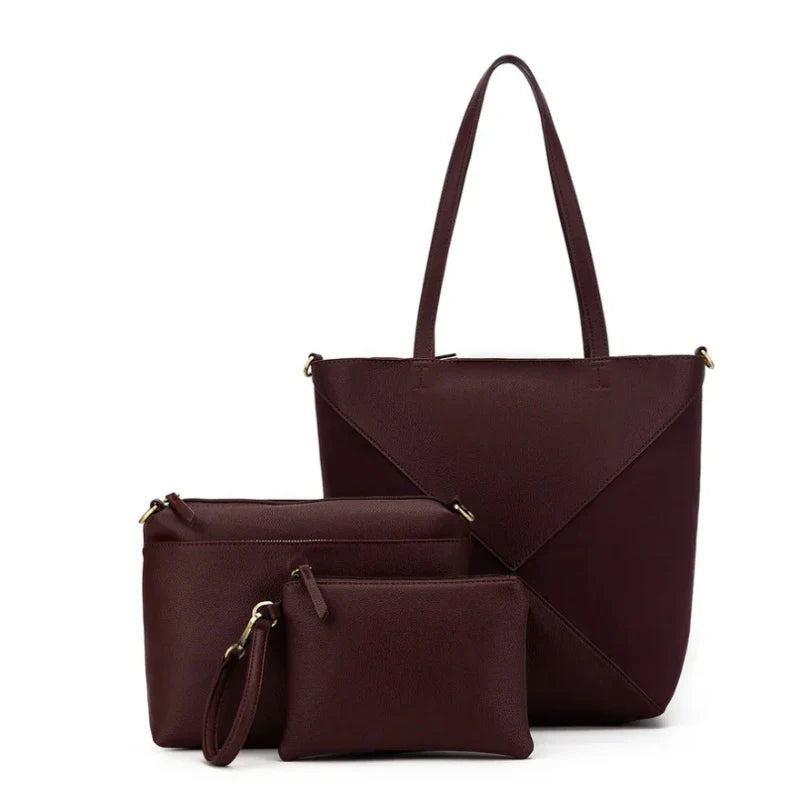 Black Caviar Renee 3 Piece Handbag