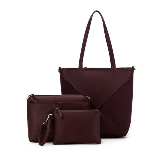 Black Caviar Renee 3 Piece Handbag