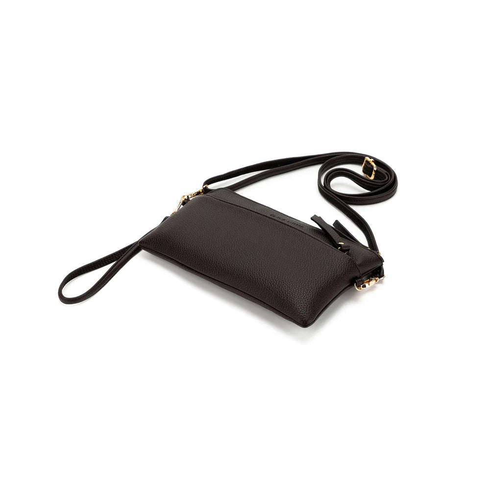 Black Caviar Jessie Crossbody Clutch
