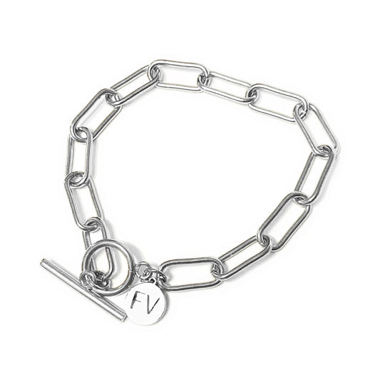 Fabuleux Steel Me Paper Chain Bracelet