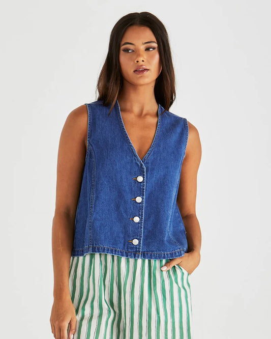 SASS Sabine Denim Vest