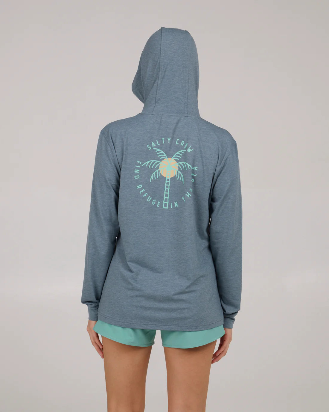 Salty Crew Queen Palm Tech Hoody Womens