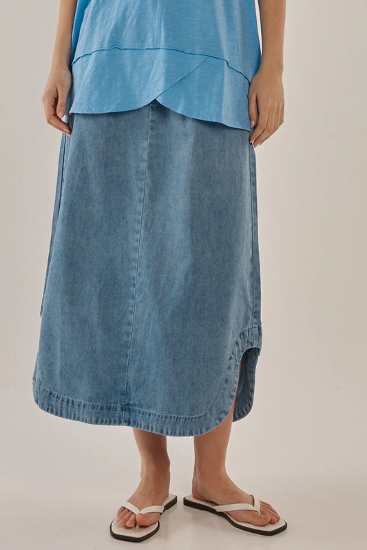 Betty Basics Brunch Denim Skirt
