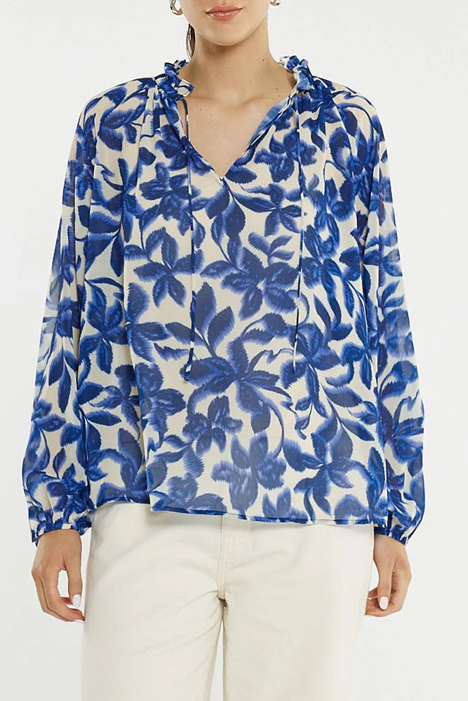 SASS Willow Tie Front Blouse