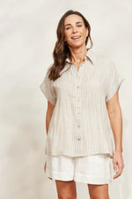 Load image into Gallery viewer, Eb&amp;Ive Sojourn Stripe Shirt
