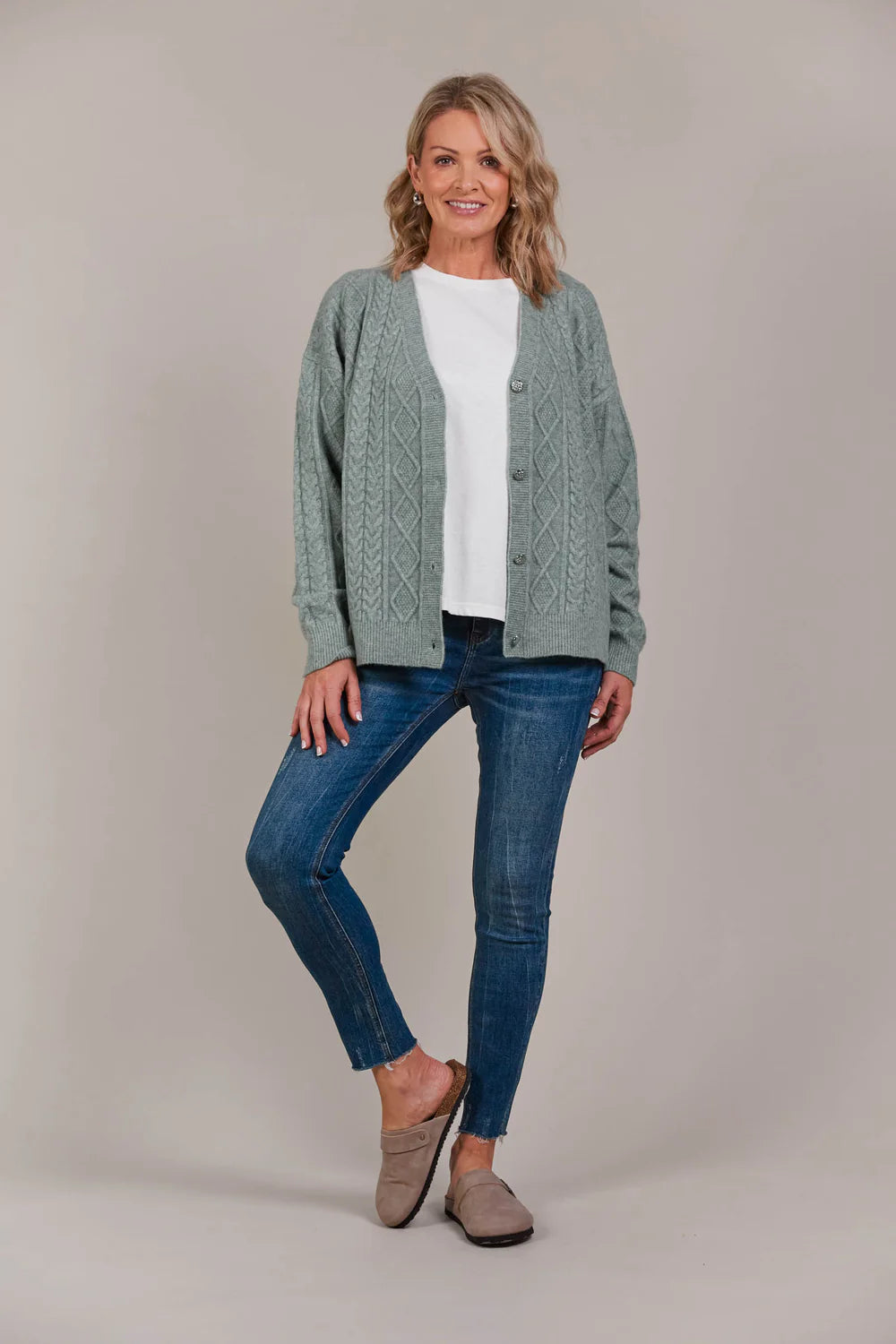 Eb & Ive Merano Crop Cardigan