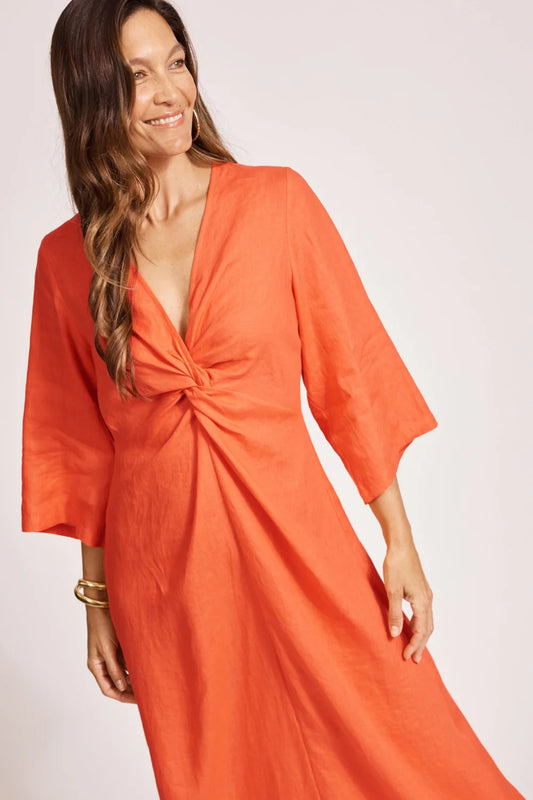 Eb & Ive Miramar Twist Maxi Dress