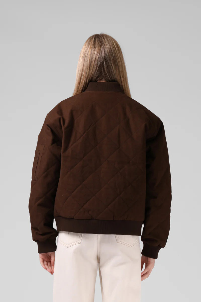 RPM Quilted Bomber Jacket