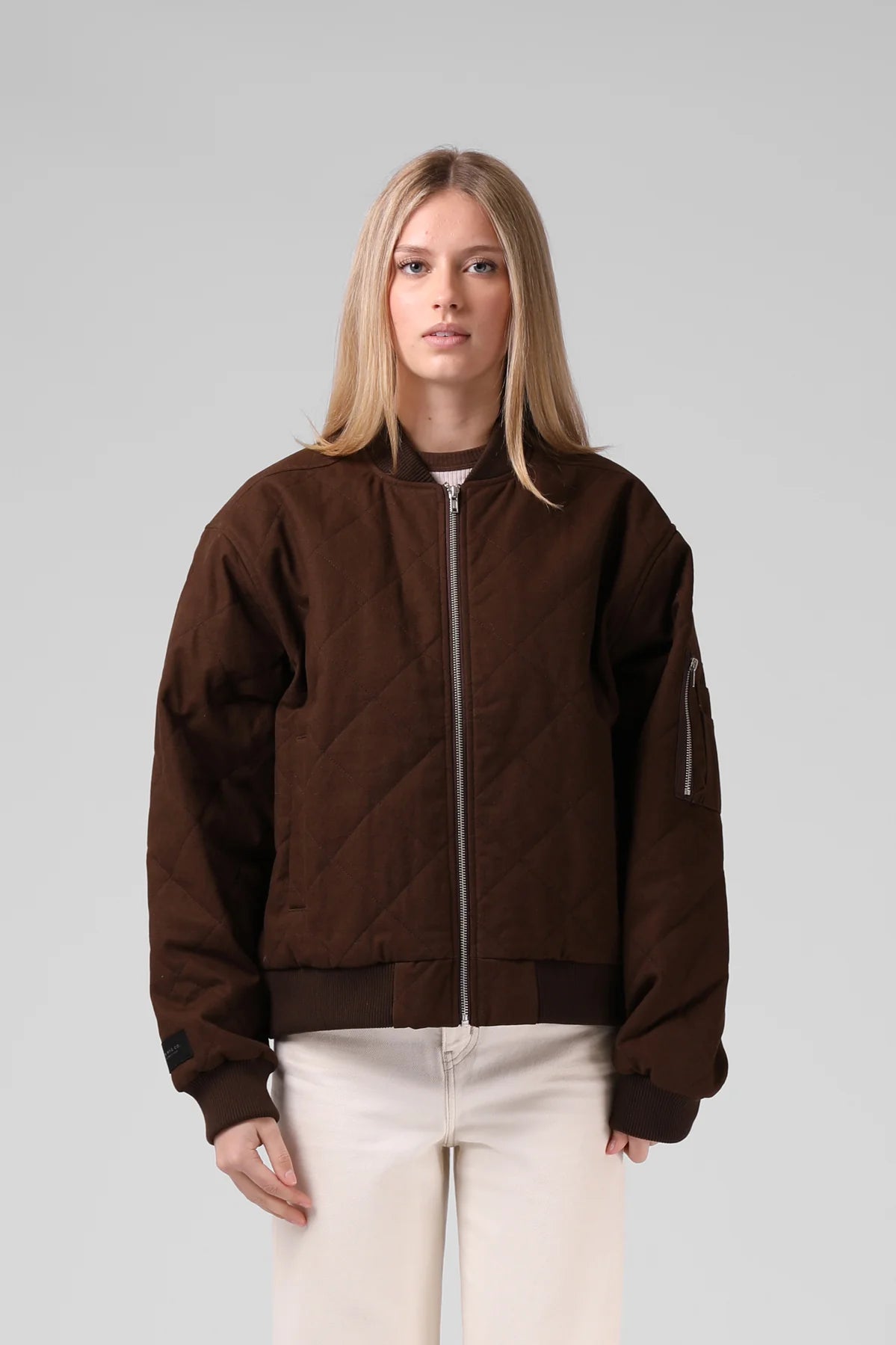 RPM Quilted Bomber Jacket