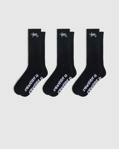 S-DOUBLE Standard Shawn Socks 3 Pack