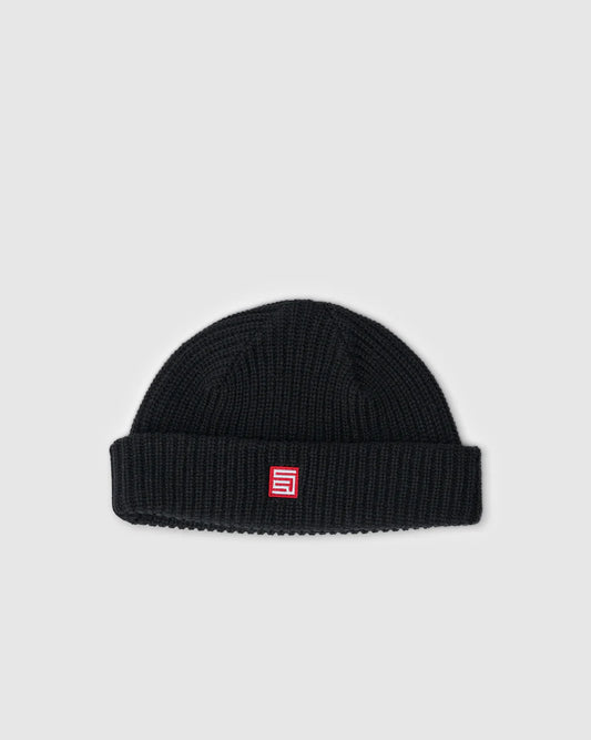 S-DOUBLE   Red Cube Low Beanie
