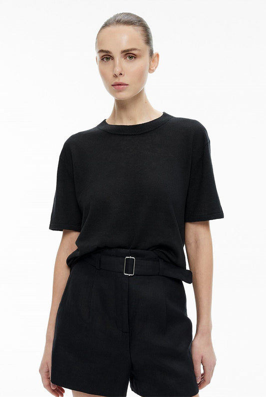 Witchery Linen Knit Tee