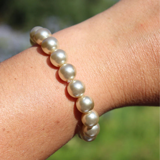 Fabuleux Vous Pearl Stretchy Bracelet 10mm