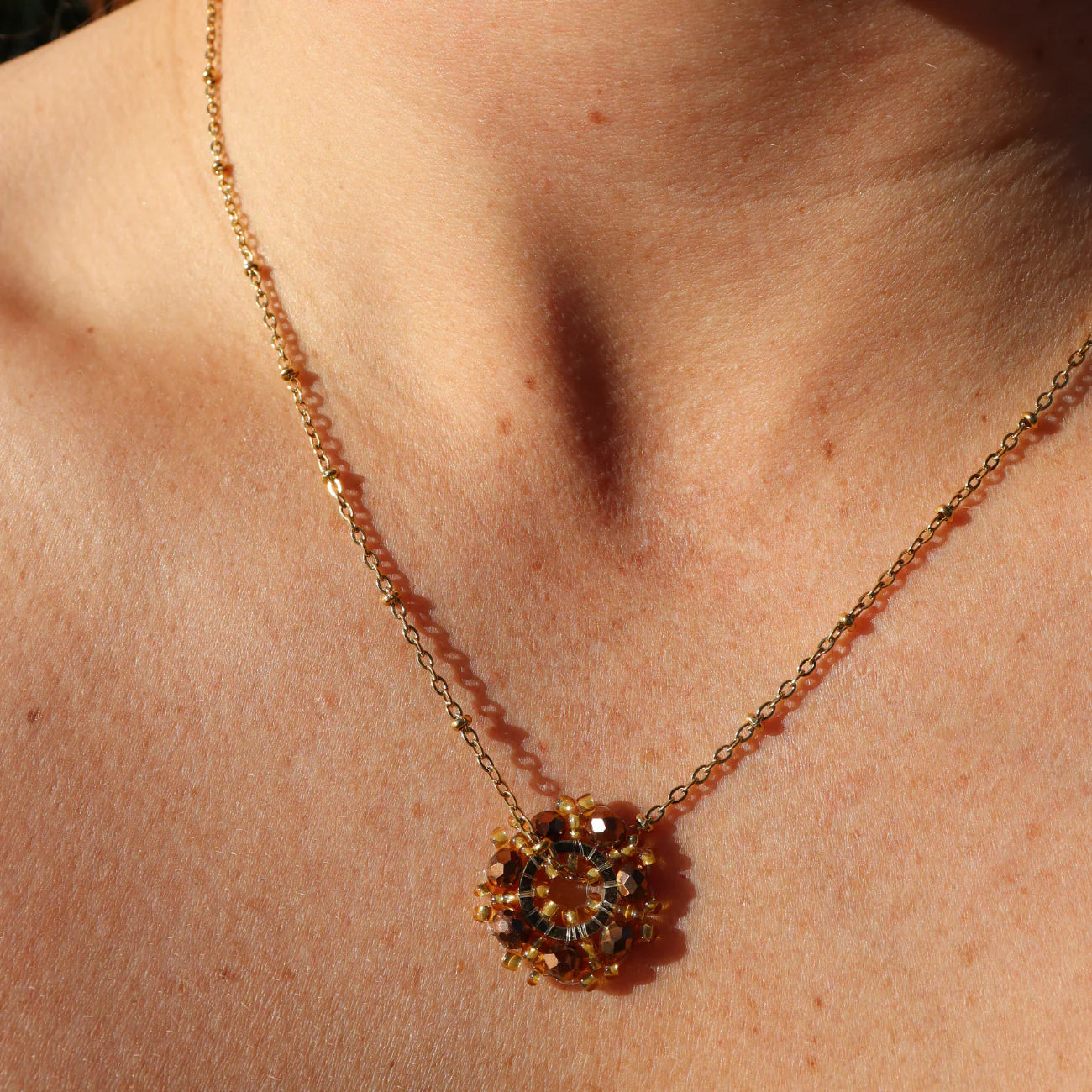 Fabuleux Steel Me Bead Neaklace