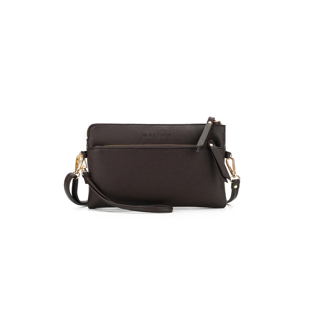 Black Caviar Jessie Crossbody Clutch