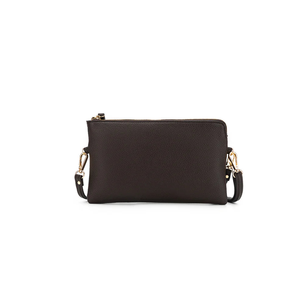 Black Caviar Jessie Crossbody Clutch