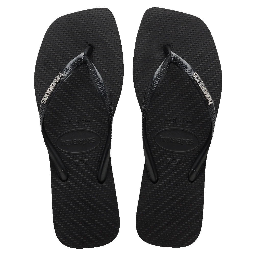 Havaianas Slim Square Logo Metallic