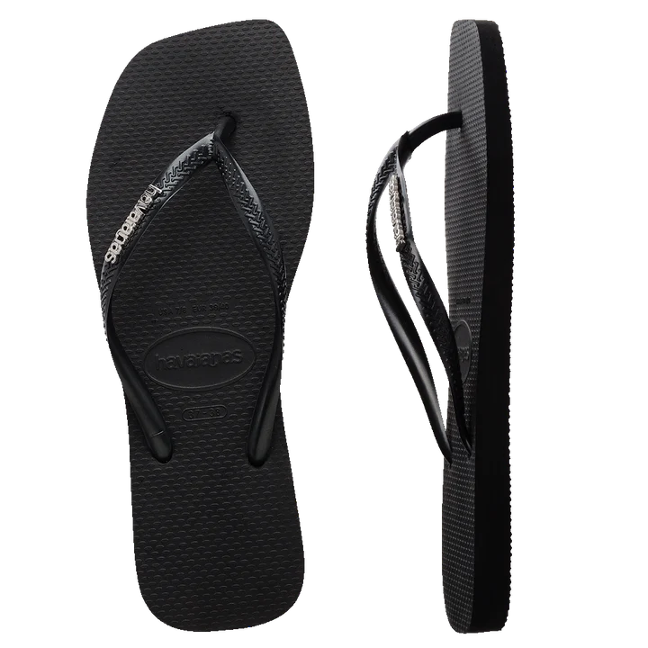 Havaianas Slim Square Logo Metallic