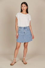 Load image into Gallery viewer, Isle of Mine Margot Denim Skirt
