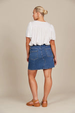 Load image into Gallery viewer, Isle of Mine Margot Denim Skirt
