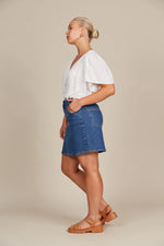 Load image into Gallery viewer, Isle of Mine Margot Denim Skirt
