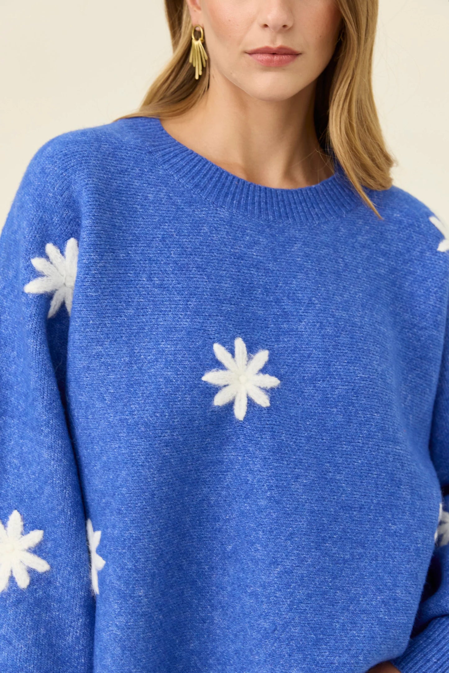 Isle Of Mine Miru Stitch Flower Jumper