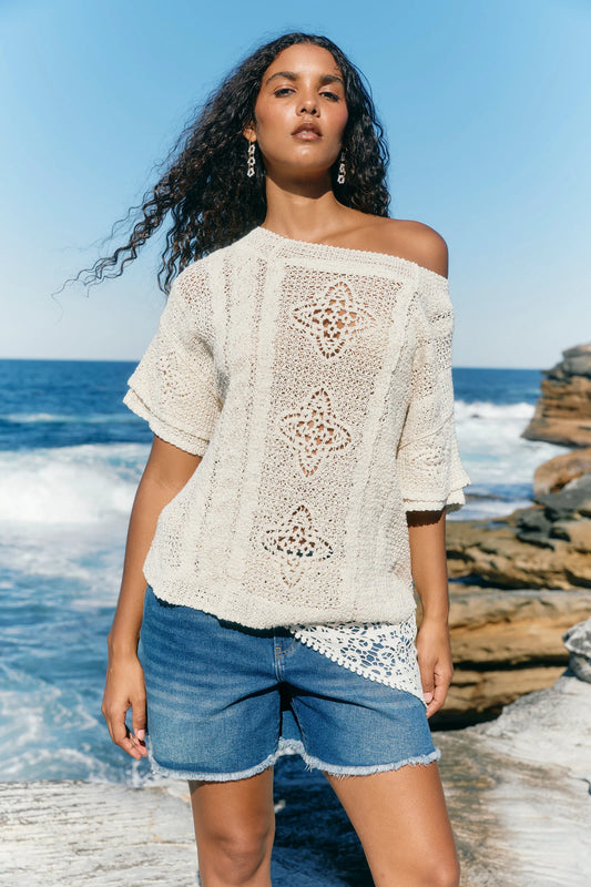 Isle Of Mine Maggie Crochet Top