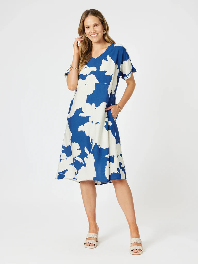 Clarity Barcelona Print Dress