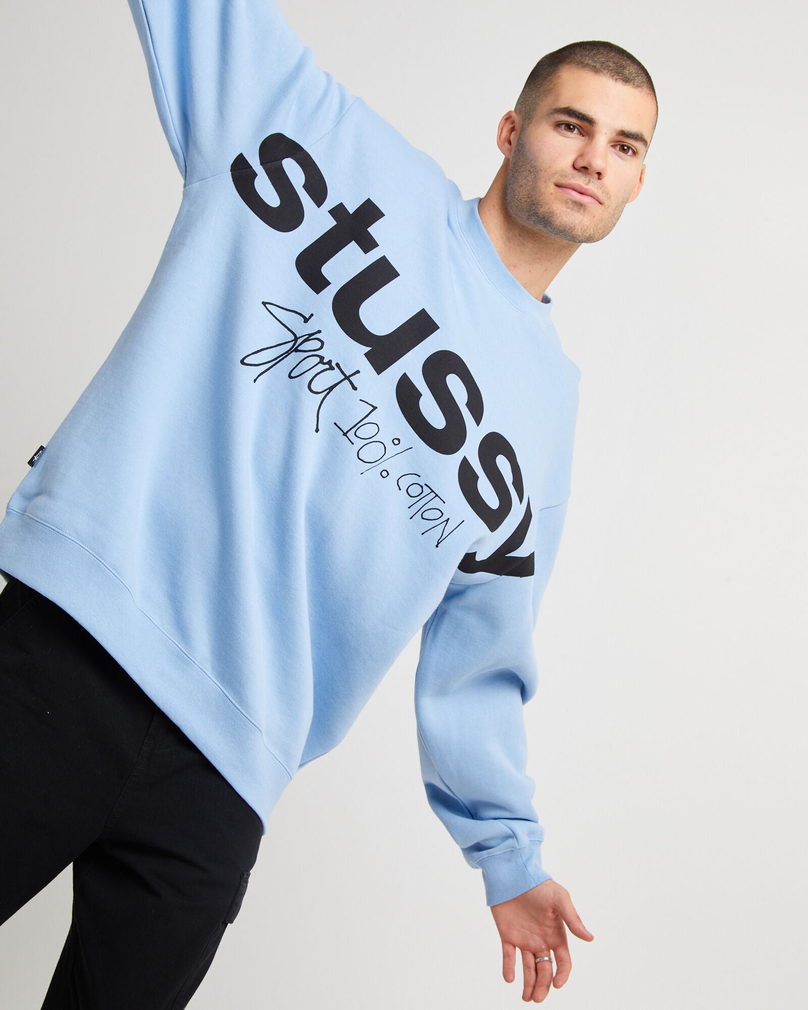 Stussy Sport 100 Fleece Crew