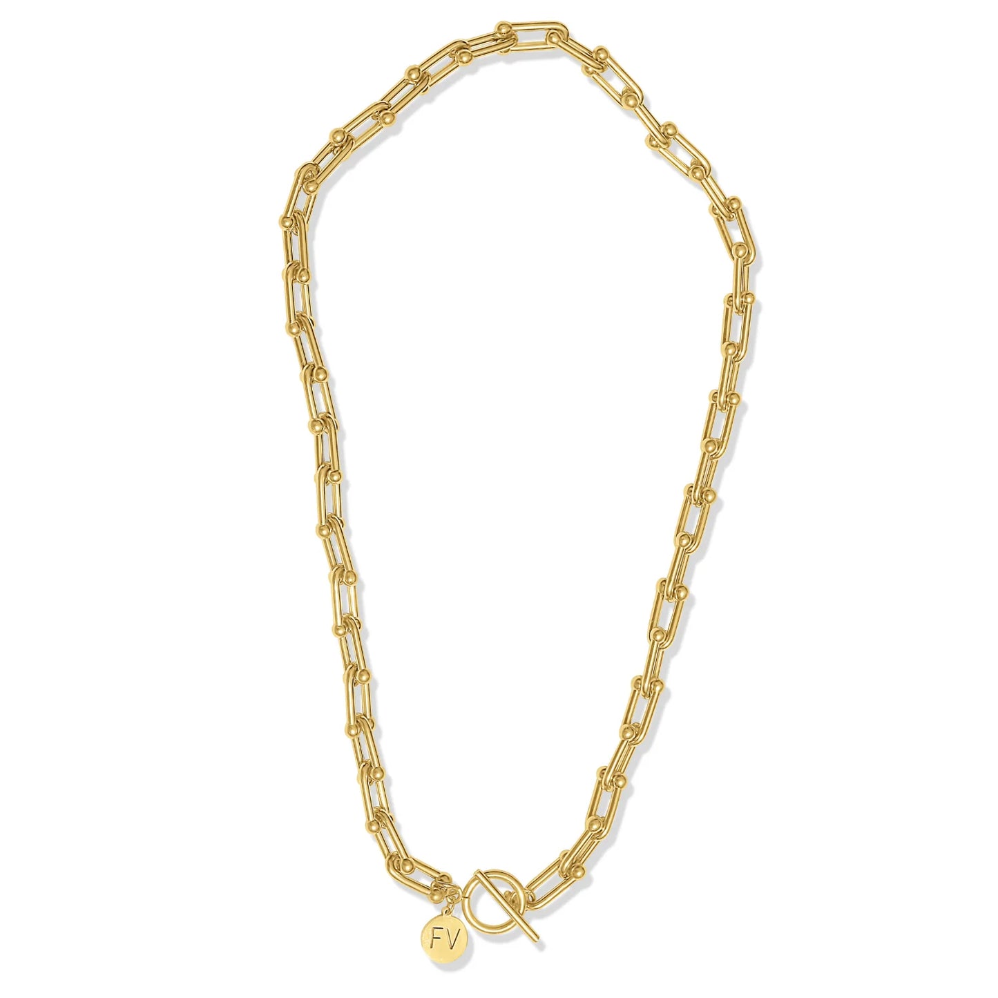 Fabuleux Vous Steel Me Harper Fob Necklace