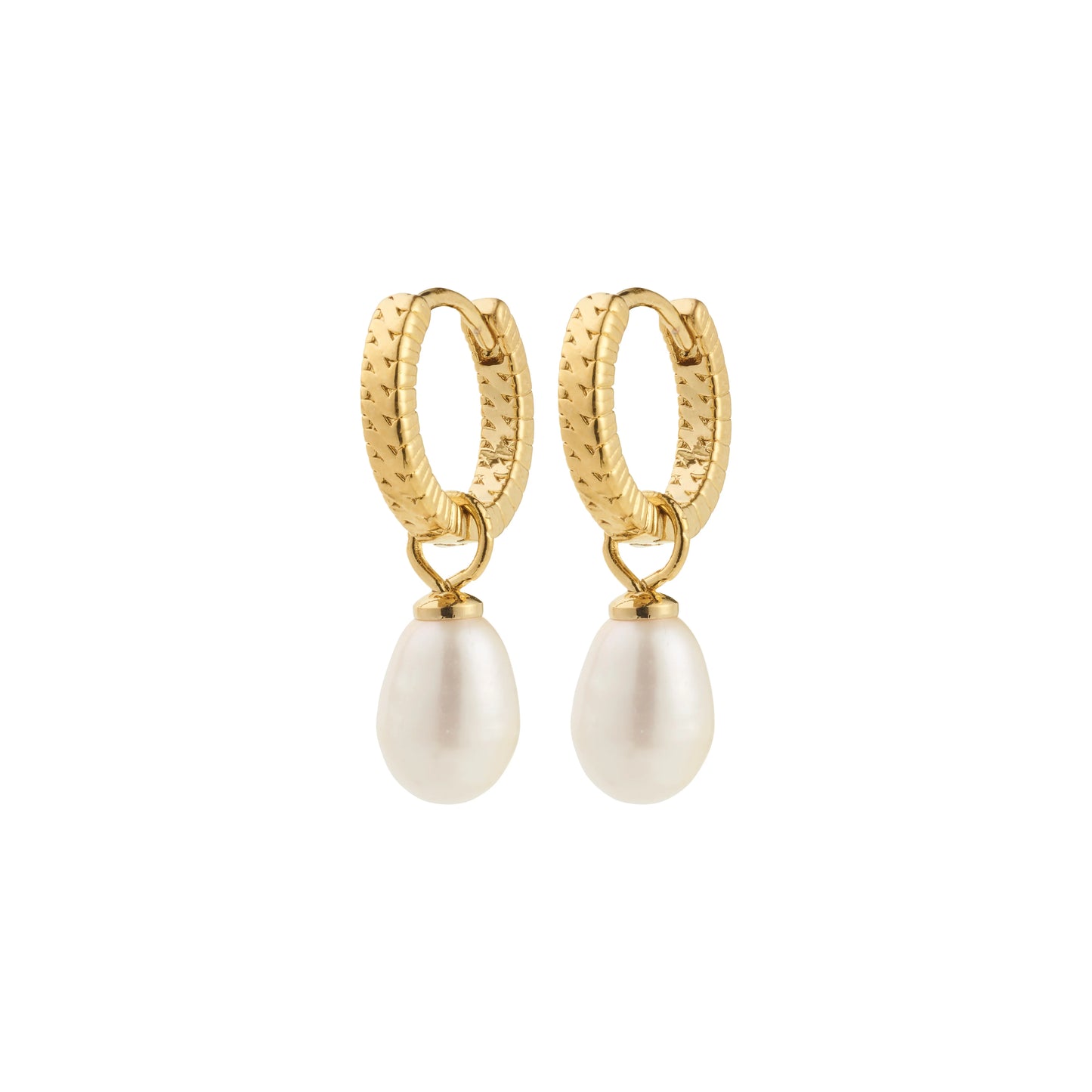 Pilgrim Elliana White Earrings