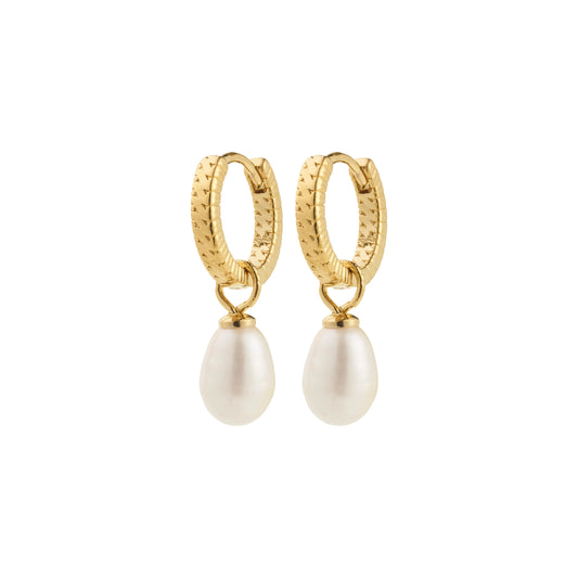 Pilgrim Elliana White Earrings