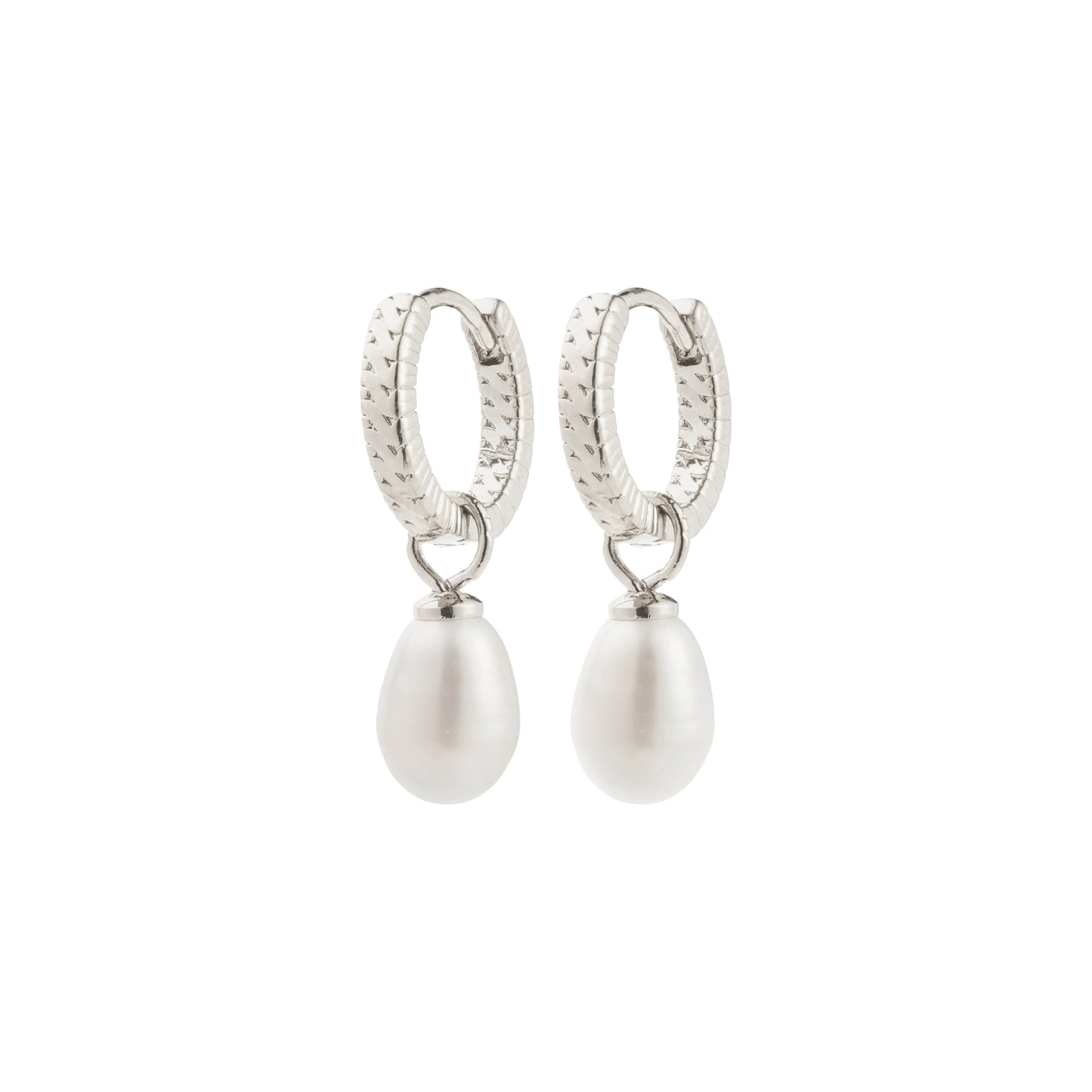 Pilgrim Elliana White Earrings