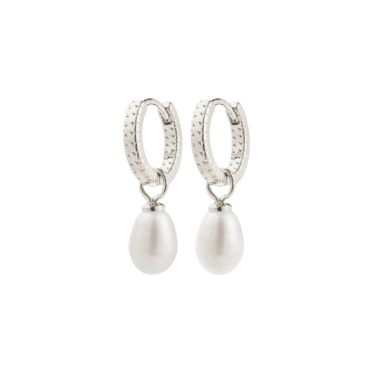 Pilgrim Elliana White Earrings