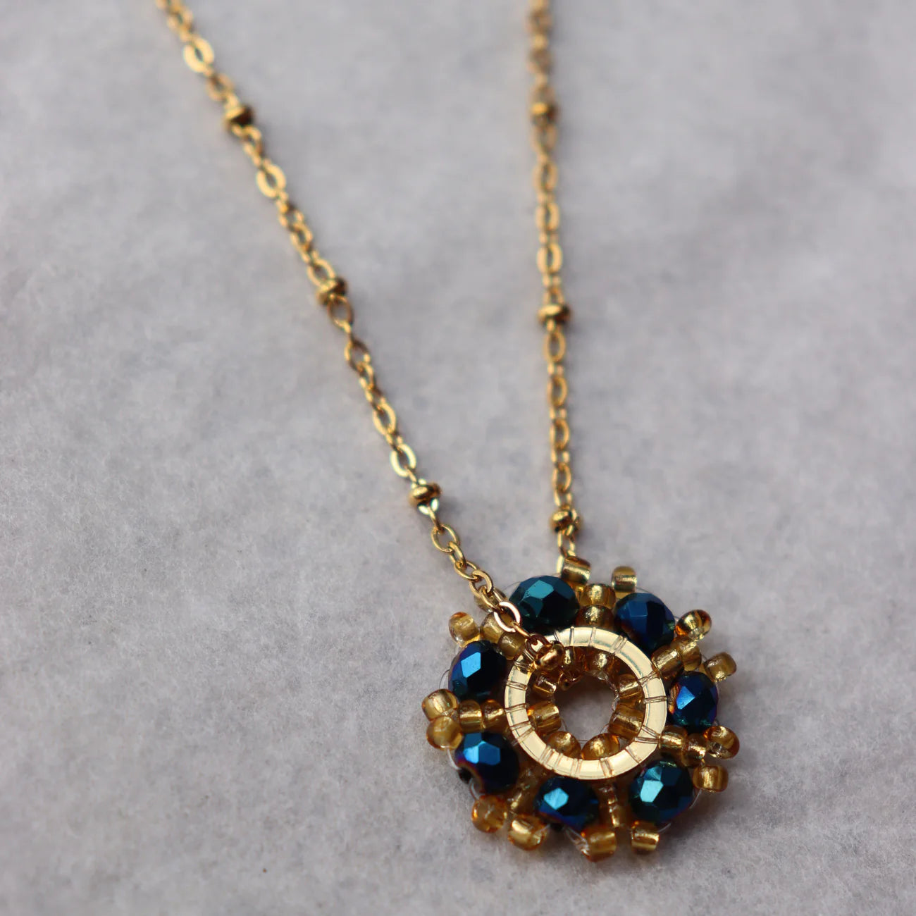 Fabuleux Steel Me Bead Neaklace